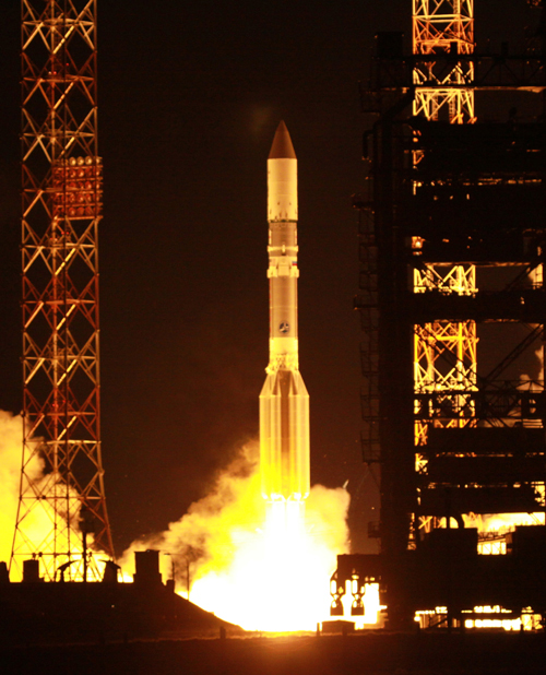 Russian Rocket Successfully Launches New Communications Satellite